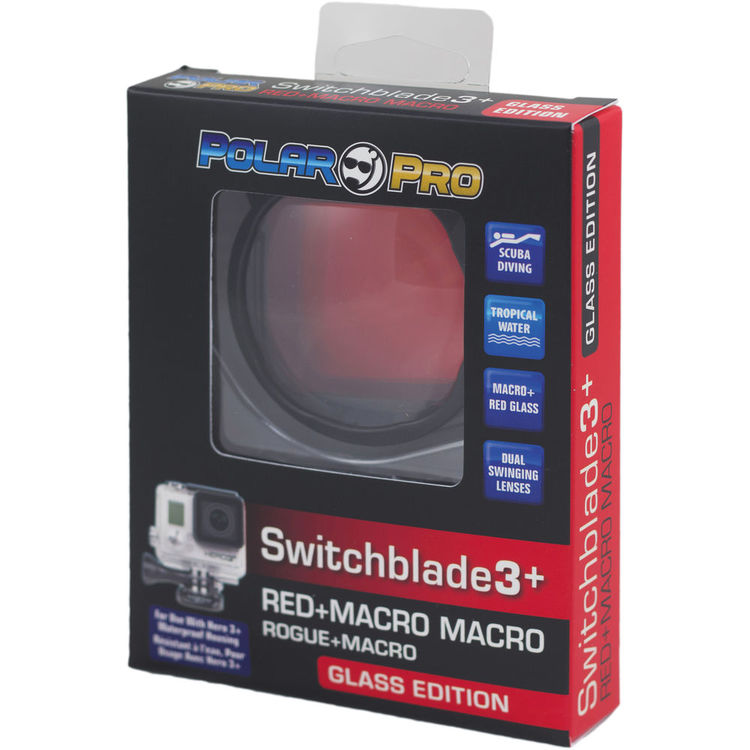 PolarPro Hero4/3/Switchblade3/Red/Macro