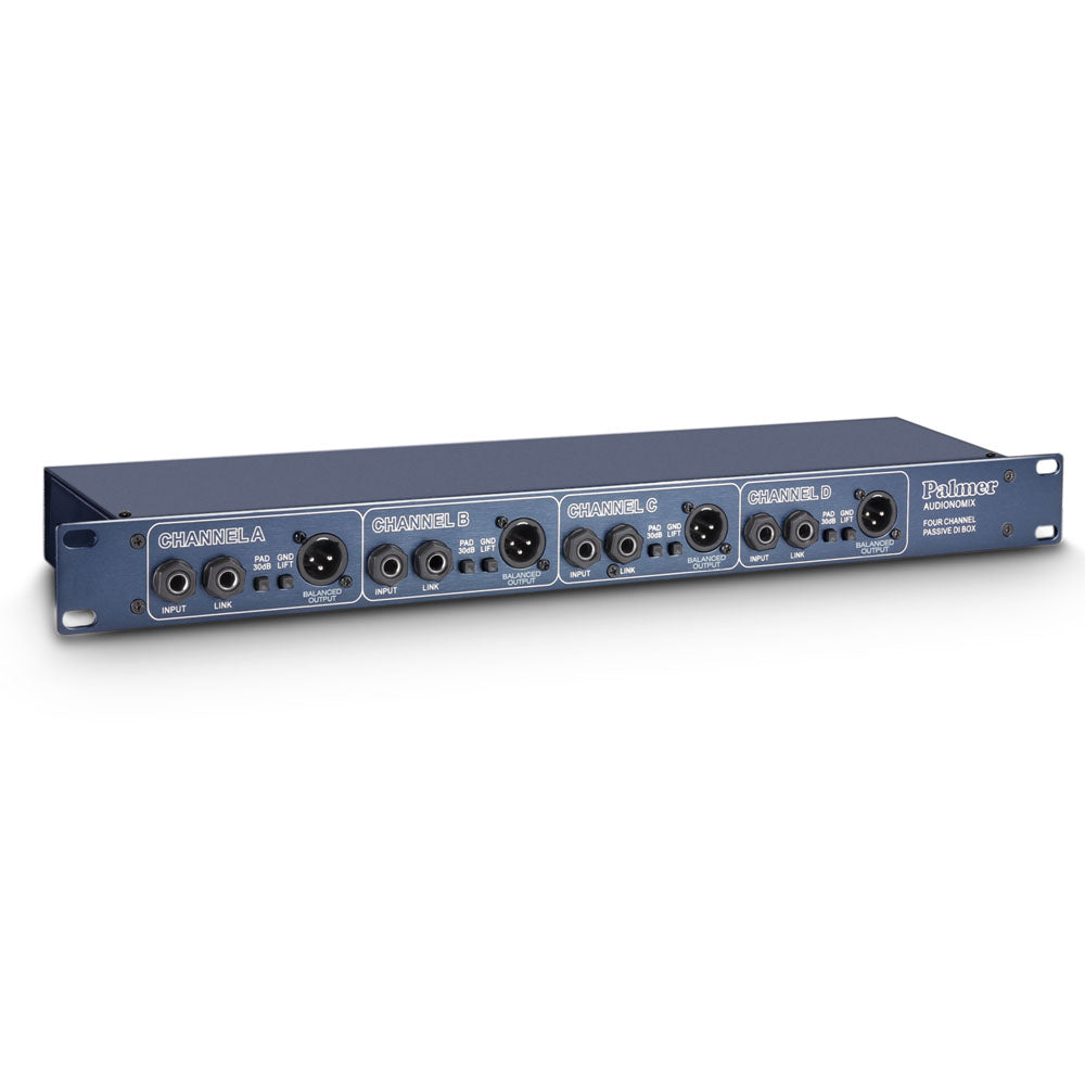 Palmer PAN 03 PASS - 19" DI-boks, 4-kanals, passiv