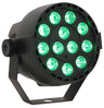 LED Spot Multicolor m. fjernbetjening(12x3W)