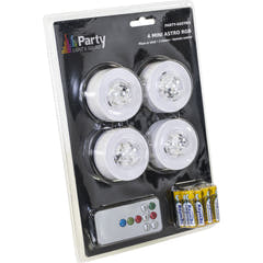 Mini astroeffekt med batteri(4-pak)