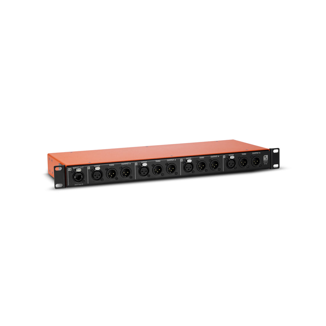 Palmer DELTA 4PL - 4-kanals passiv linjesplitter med lyd via Cat-kabel