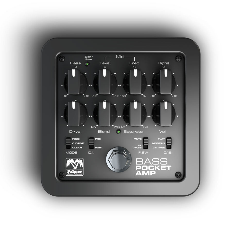 Palmer POCKET AMP BASS - Bærbar basforforstærker