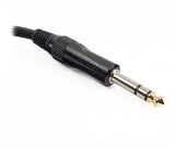 Perfex 6,3mm Hovedtelefon Splitter Kabel (0,5m)