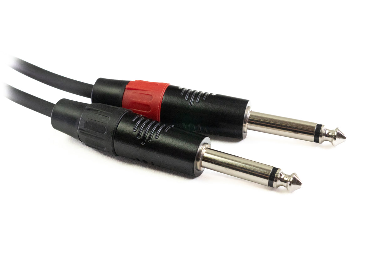 Perfex 2x Jack til 3,5mm Minijack Kabel (3m)