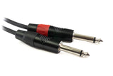 Perfex 2x Jack til 3,5mm Minijack Kabel (3m)