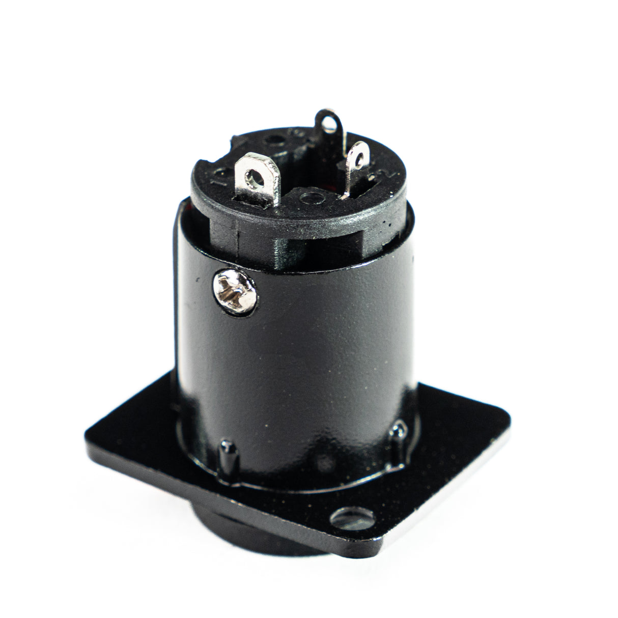 Perfex Jack Hun connector (Sort), 4 stk pak