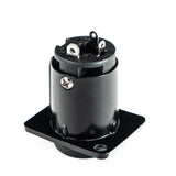 Perfex Jack Hun connector (Sort), 4 stk pak