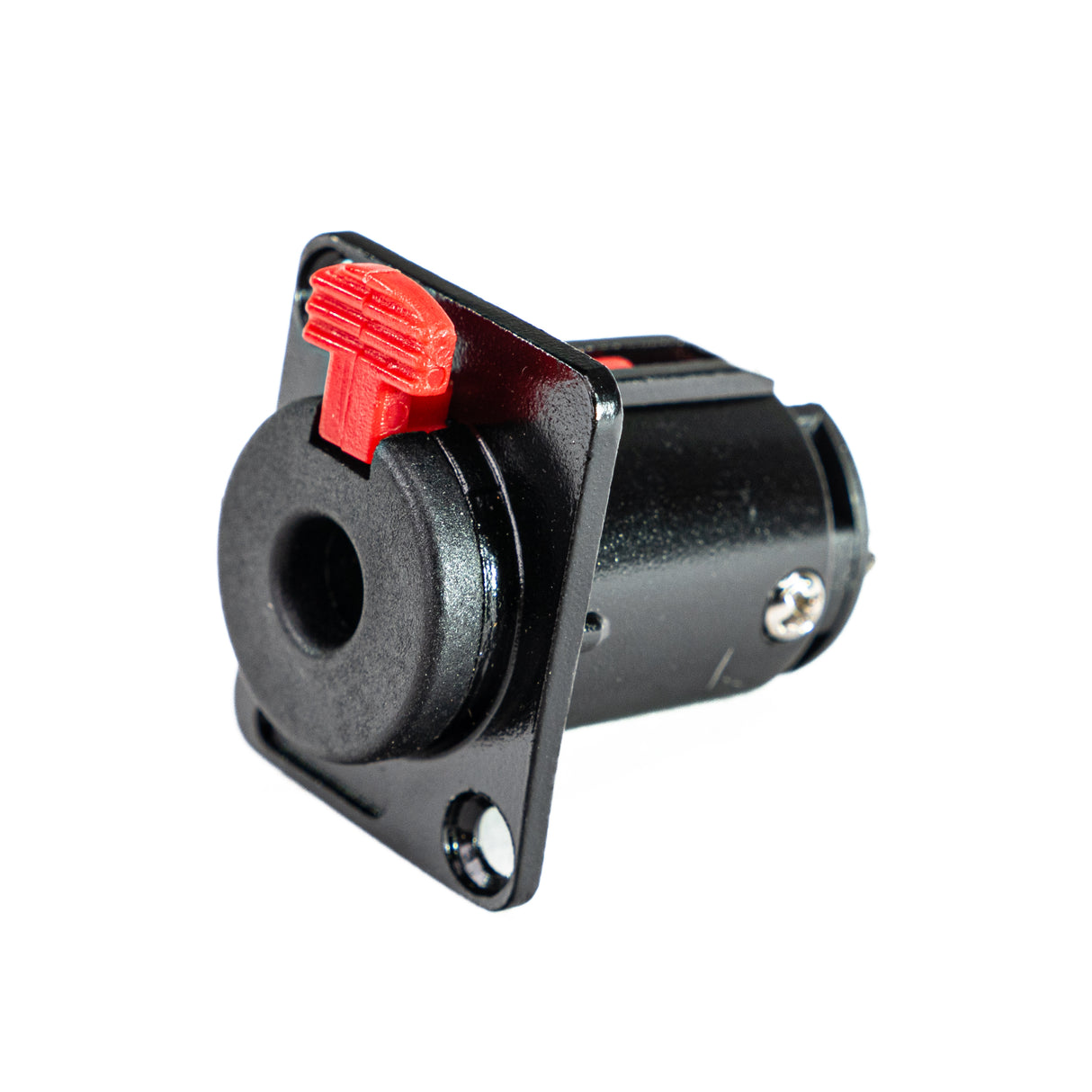 Perfex Jack Hun connector (Sort), 4 stk pak