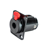 Perfex Jack Hun connector (Sort), 4 stk pak