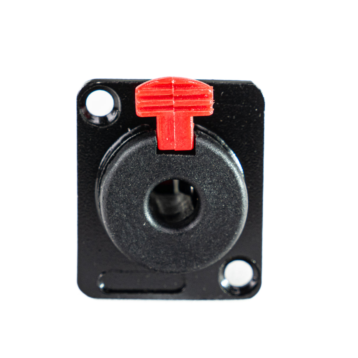 Perfex Jack Hun connector (Sort), 4 stk pak