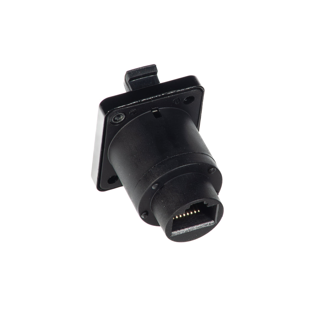 Perfex RJ45 Chassis Stik (Sort)