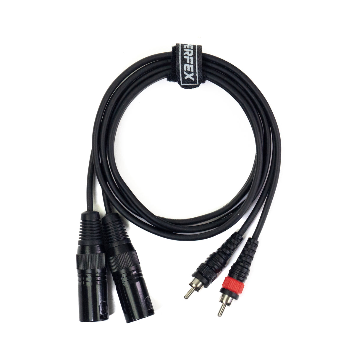Perfex XLR Han til Phono RCA Kabel (1,3m)