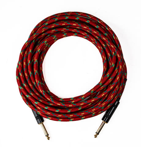 Perfex Jack Kabel (Rød/Guld) (7,5m)