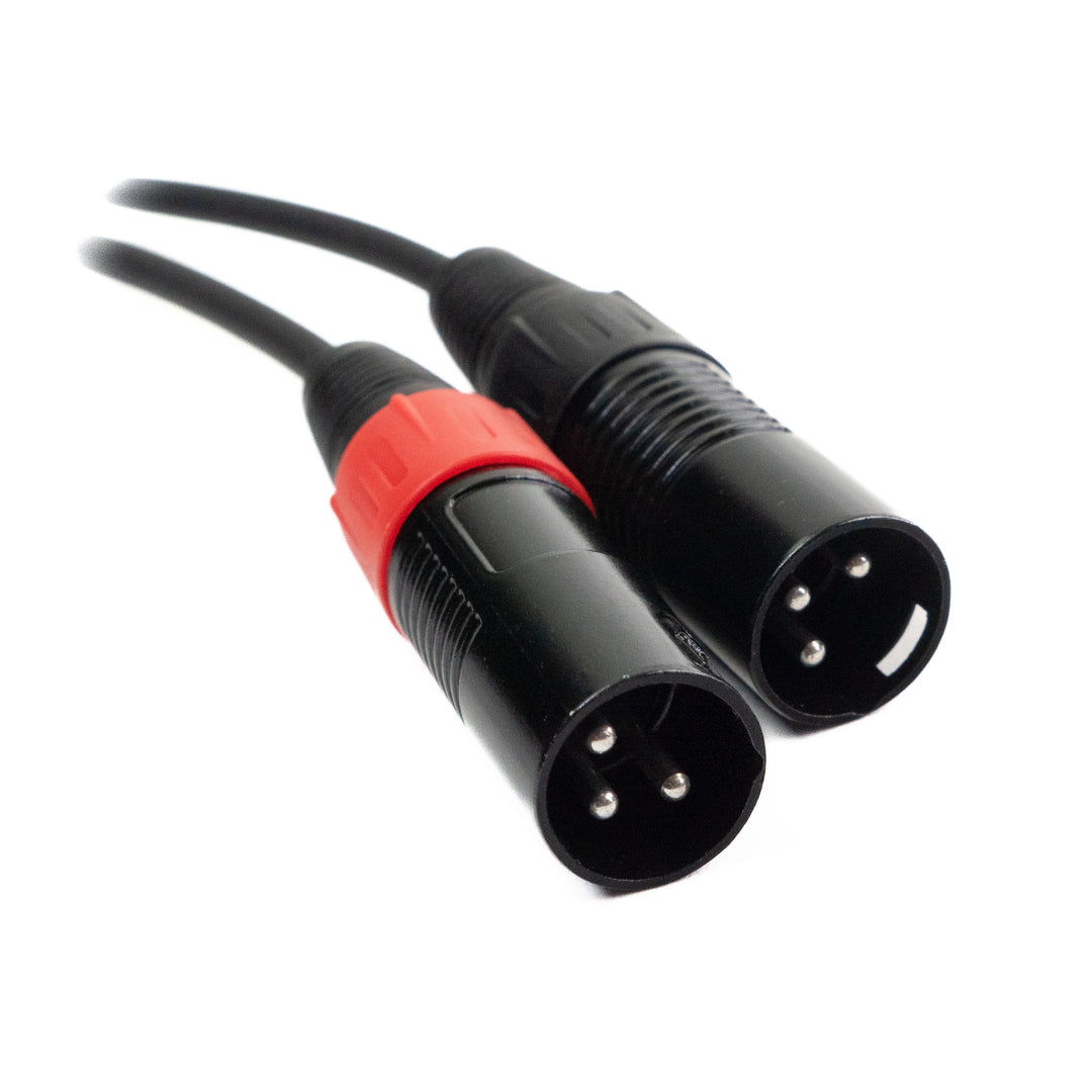 Perfex 2x XLR Han til 3,5mm Minijack Kabel (6m)