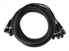 Par-8 multicore XLR han to XLR hun (10m)