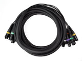 Par-8 multicore XLR han to XLR hun (10m)