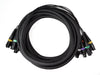 Par-8 multicore XLR han to XLR hun (10m)