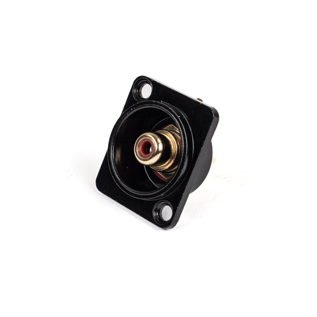 Perfex RCA Phono Hun Chassis Stik (Rød, Sort)