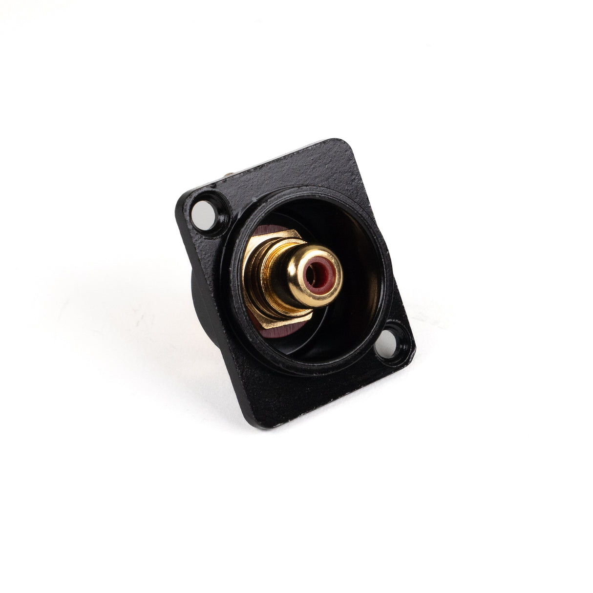 Perfex RCA Phono Hun Chassis Stik (Rød, Sort)