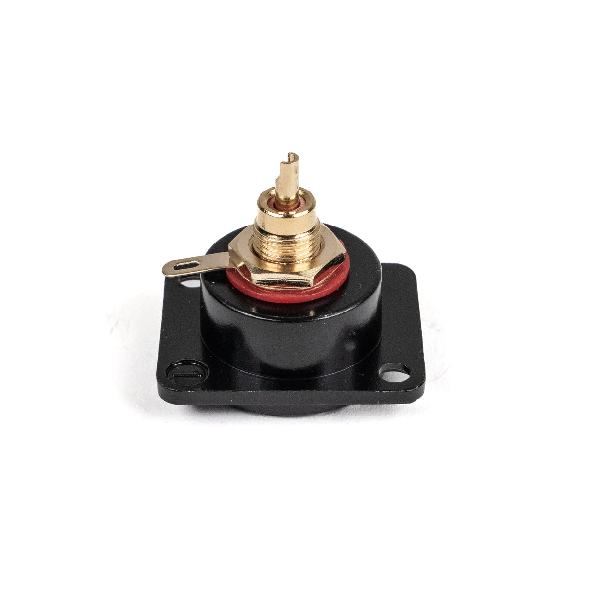 Perfex RCA Phono Hun Chassis Stik (Rød, Sort)