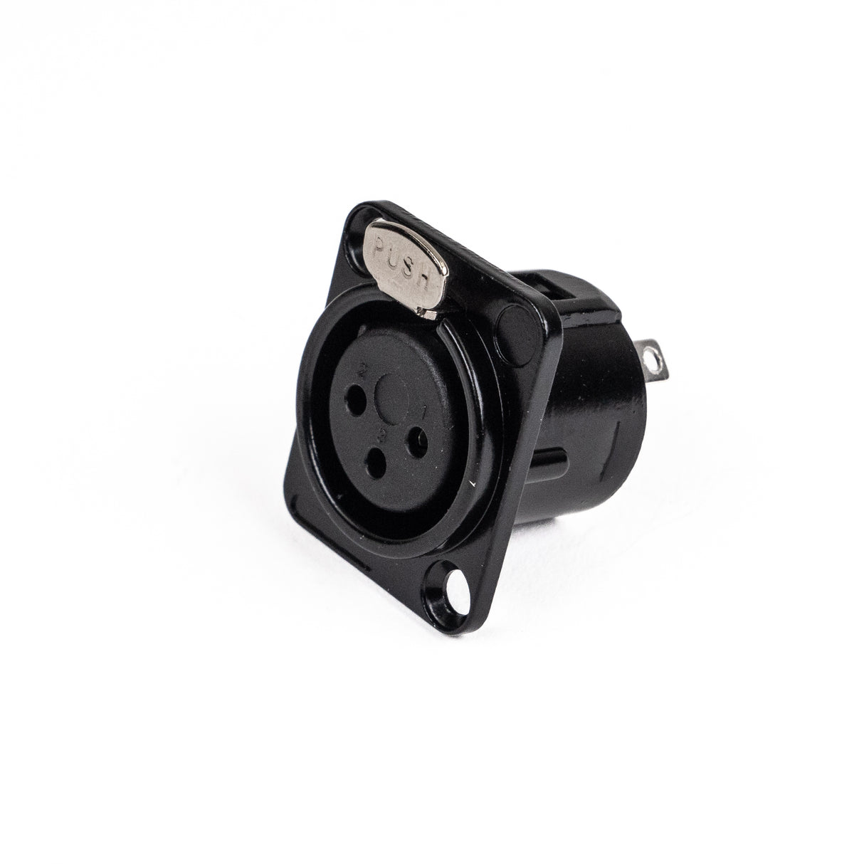 Perfex XLR Hun Chassis Stik (Sort)