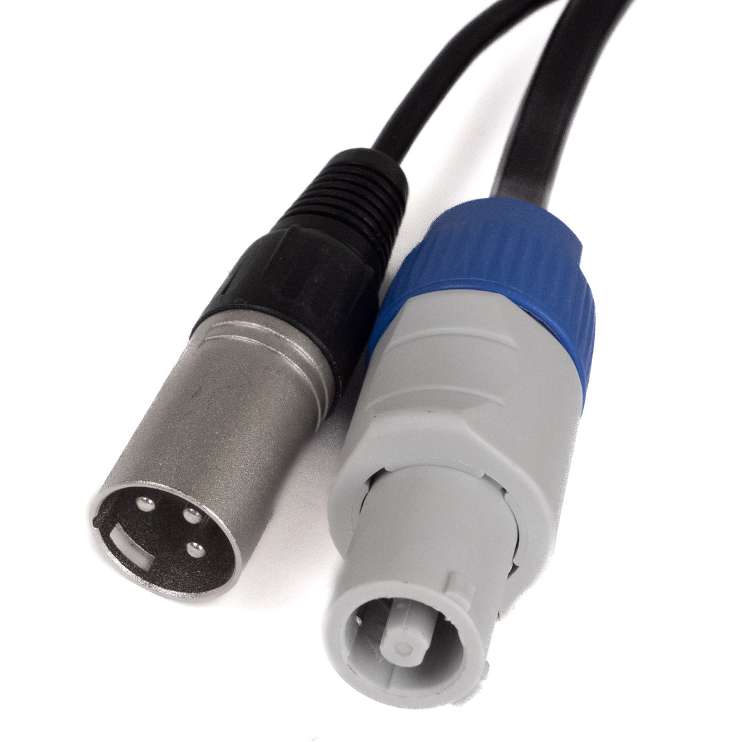 Perfex Powercon & XLR Multikabel (DMX, 20m)