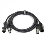Perfex True1 & XLR Kombikabel (DMX, 1m)