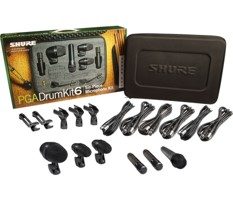 Shure PGA Drumkit 6 Tromme Mikrofonpakke