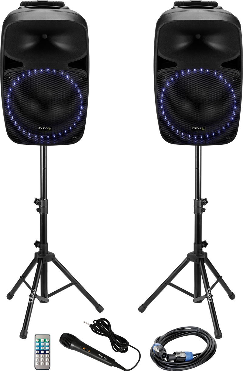 Ibiza Lydsystem m. USB/SD Player og Bluetooth (12")