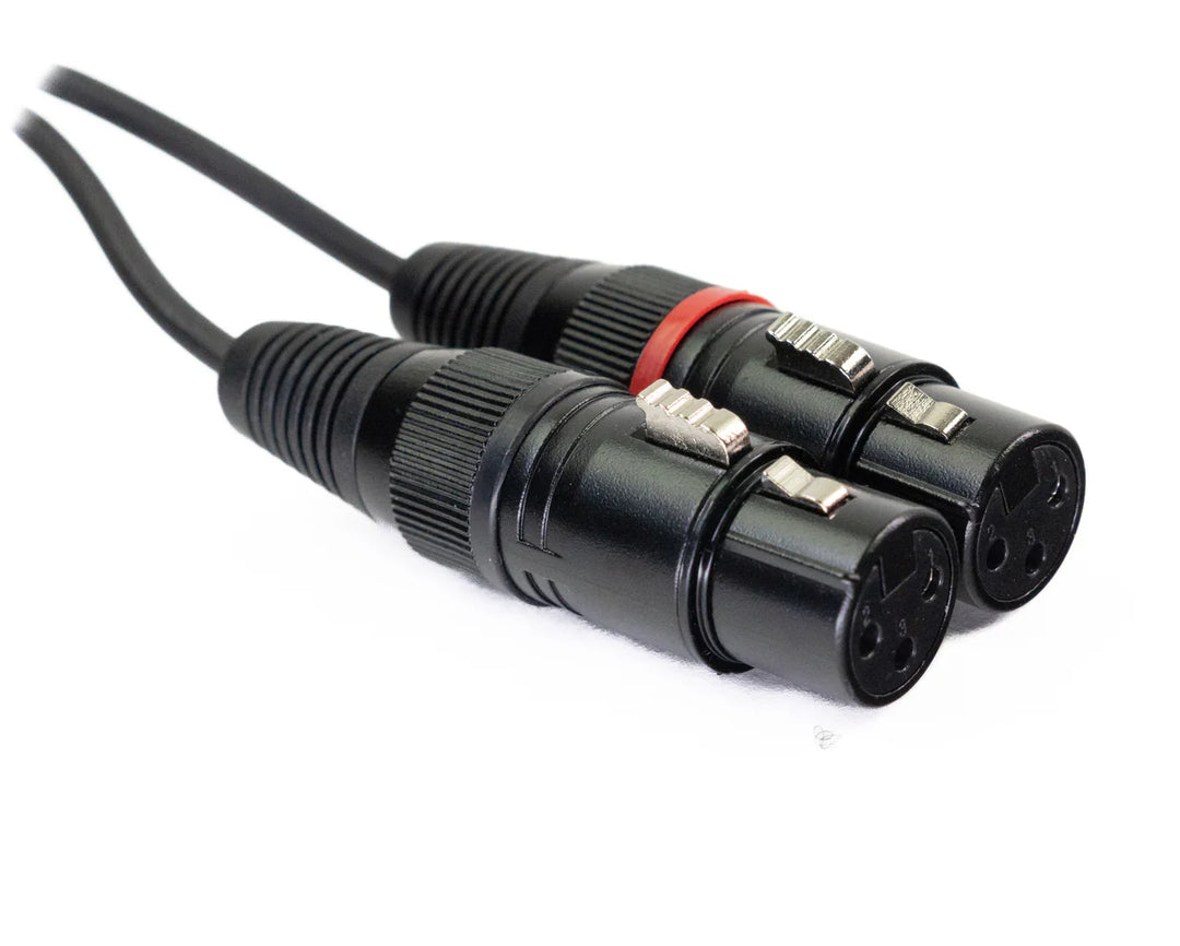 MINIJACK 3,5mm TRS Han til 2x XLR Hun (6m)