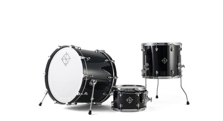 Dixon PODCSTH322-01-PB shellset, Piano Black Gloss