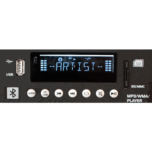Ibiza Port 10 PORT10UHF-BT-WH