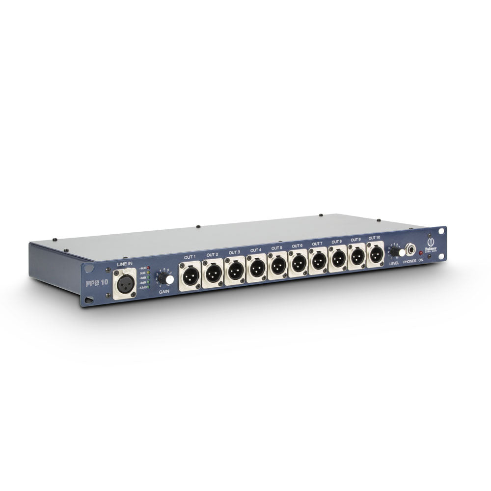 Palmer PB 10 - tryk-patchboks med 10 kanaler