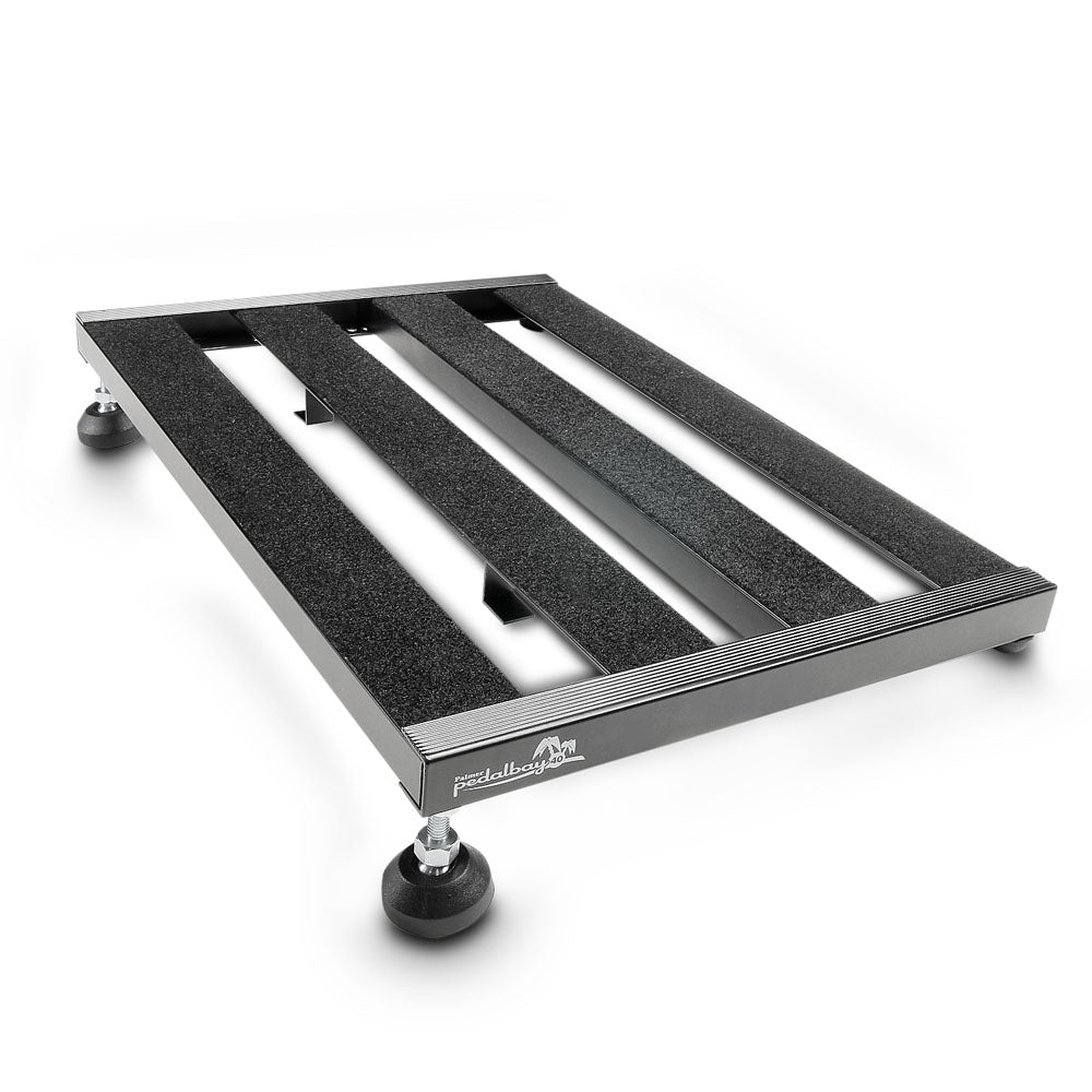 Palmer PEDALBAY® 40 - Letvægts pedalboard med variabel konfiguration med beskyttende softcase, 45 cm