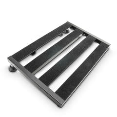 Palmer PEDALBAY® 40 - Letvægts pedalboard med variabel konfiguration med beskyttende softcase, 45 cm