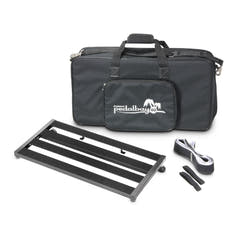 Palmer PEDALBAY® 60 - Letvægts, justerbart pedalboard med beskyttende softcase, 60 cm