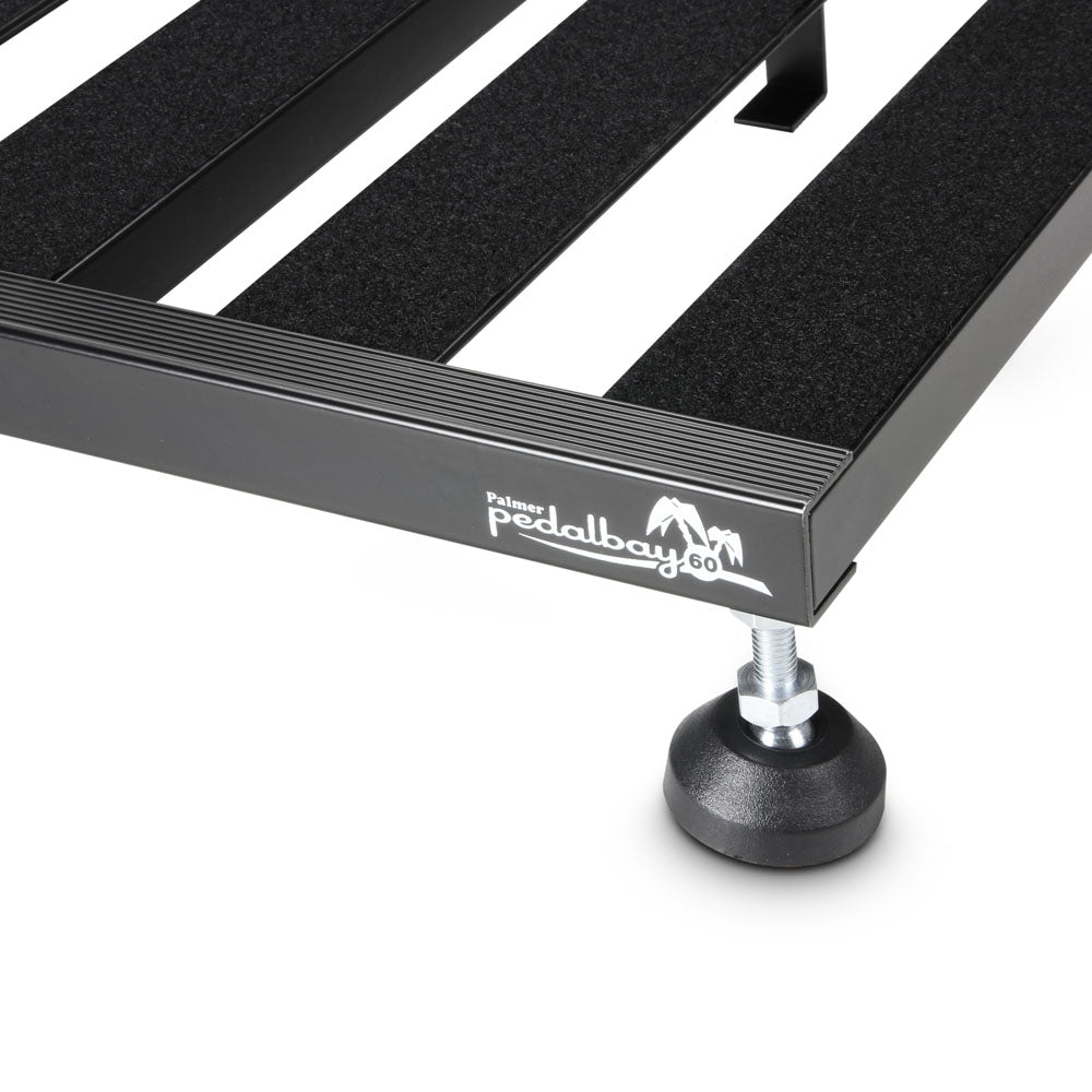 Palmer PEDALBAY® 60 - Letvægts, justerbart pedalboard med beskyttende softcase, 60 cm