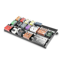 Palmer PEDALBAY® 80 - Letvægts, variabelt pedalboard med beskyttende softcase, 80 cm