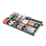 Palmer PEDALBAY® 80 - Letvægts, variabelt pedalboard med beskyttende softcase, 80 cm