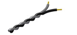 ProCab snoet kabel 2 x 0,5 mm² sort - Grå 100 meter