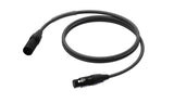 ProCab DMX/AES XLR han > XLR hun m/sort Neutrik - 1,5 m (PRD953-1,5)