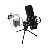 Devine M-Mic PRO XLR Kondensatormikrofon (Sort) + Free Gift