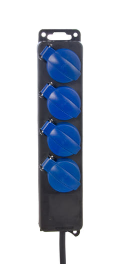 ProCab El skinne med 4 udtag IP44, 1,5 m 1,5 mm² kabel
