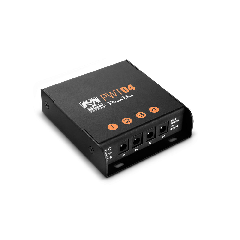 Palmer PWT 04 - Universel pedalboard-strømforsyning med 4 udgange