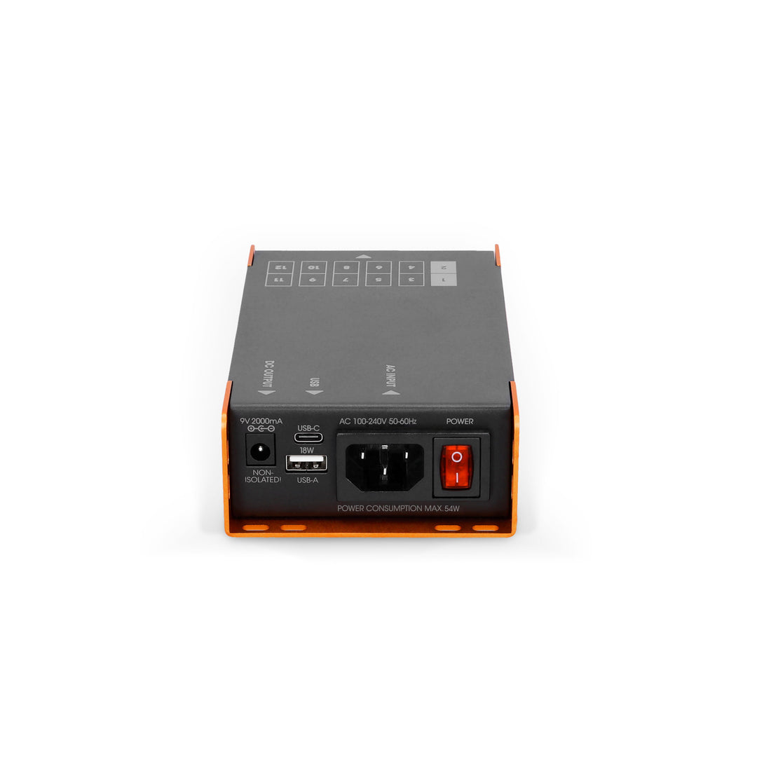 Palmer PWT 12 IEC - Universal strømforsyning til pedalboard med USB