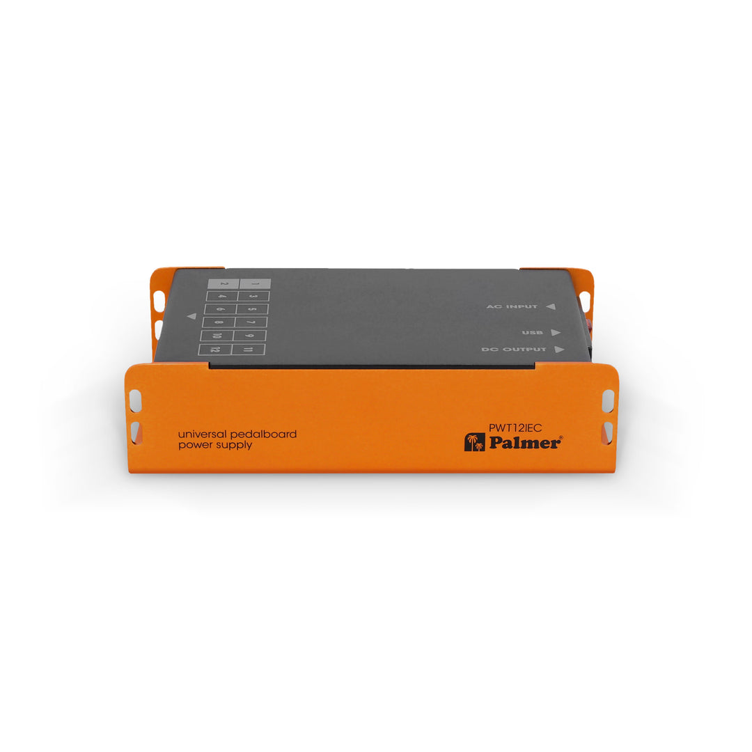 Palmer PWT 12 IEC - Universal strømforsyning til pedalboard med USB