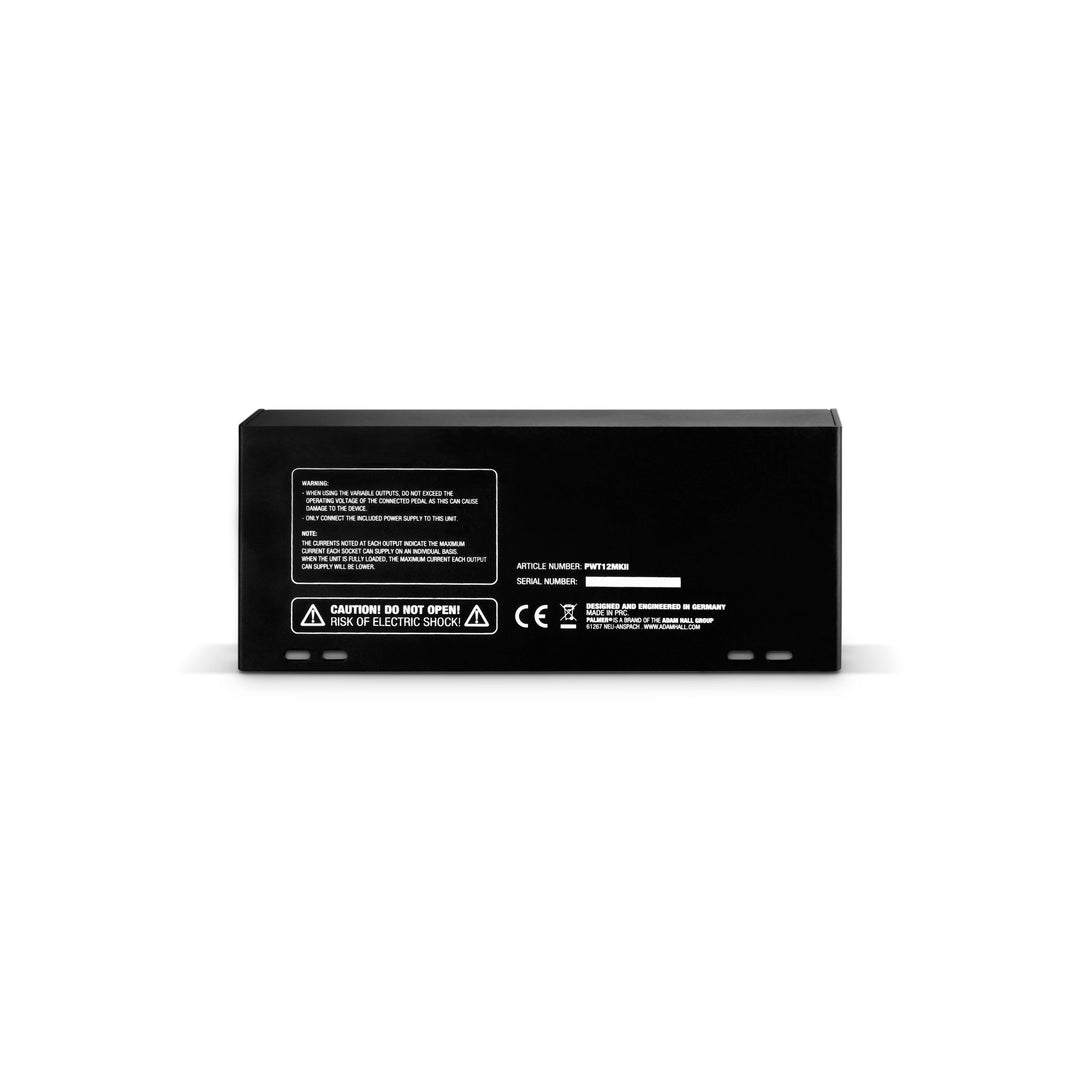 Palmer PWT 12 MK 2 – Universal strømforsyning til pedalboard med 12 udgange