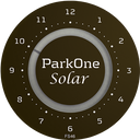 ParkOne Solar Parkeringsur, Sort