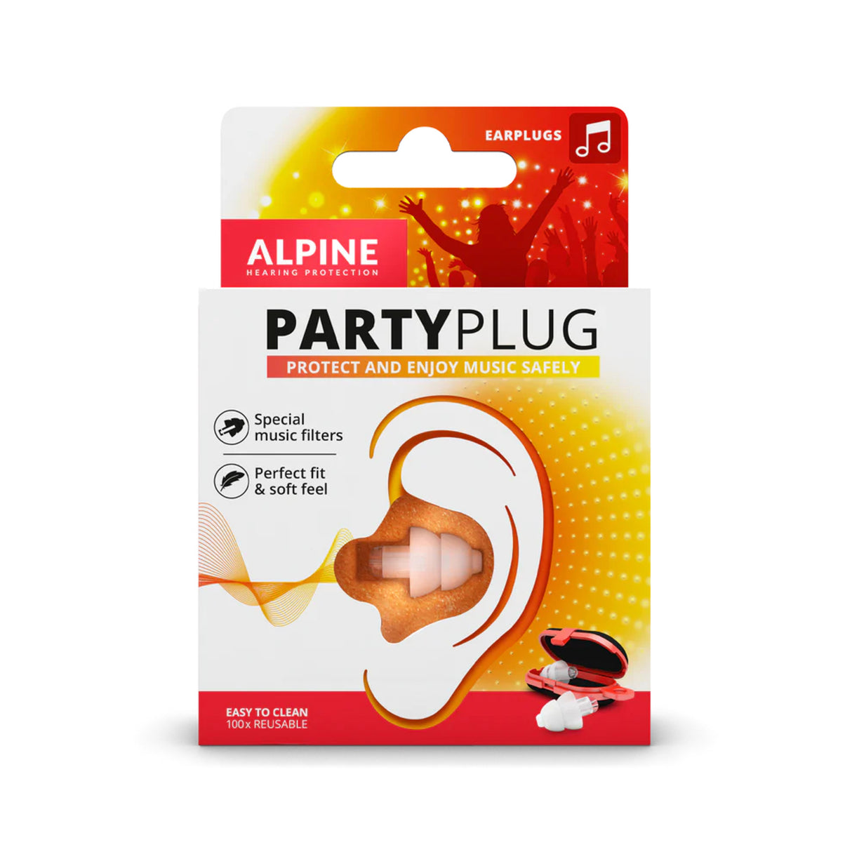 Alpine Party Plug Ørepropper (Transparent)