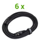 DMX Kabel Pakke (6x10m)